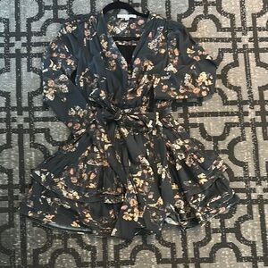 COPY - Secret Mission- Chic Floral Ruffle Dress